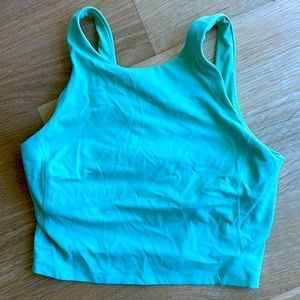 Lululemon high neck lime green Align tank (6)